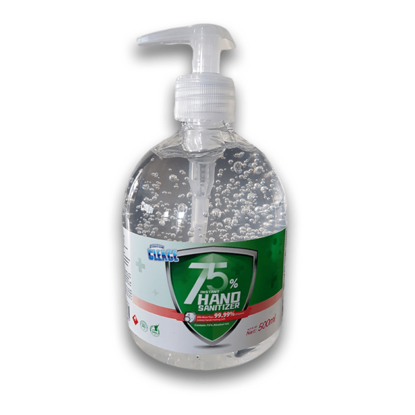 Cleace Hand Sanitiser 75 Percent Alcohol 500ml